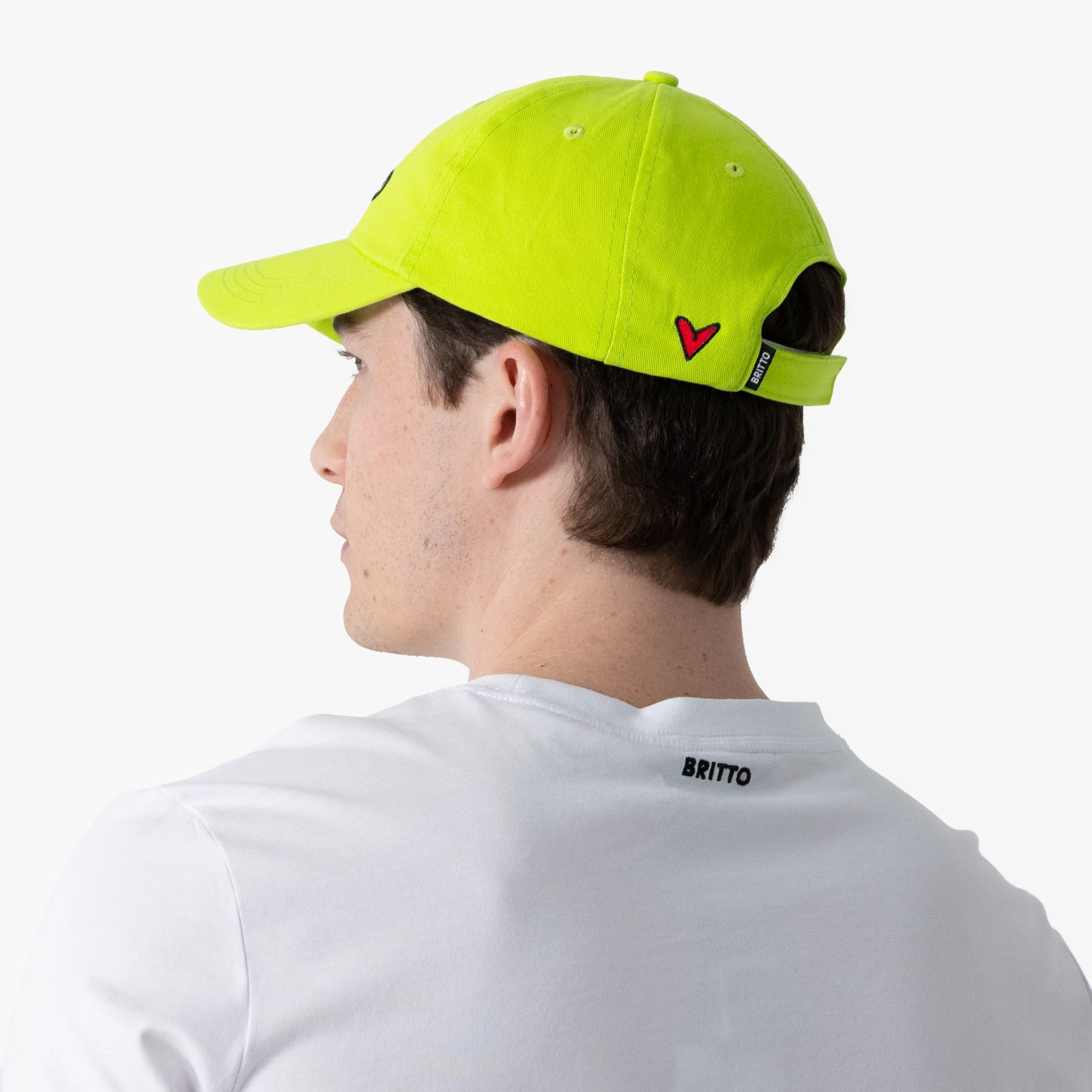 Lime Green with Heart Britto Hat