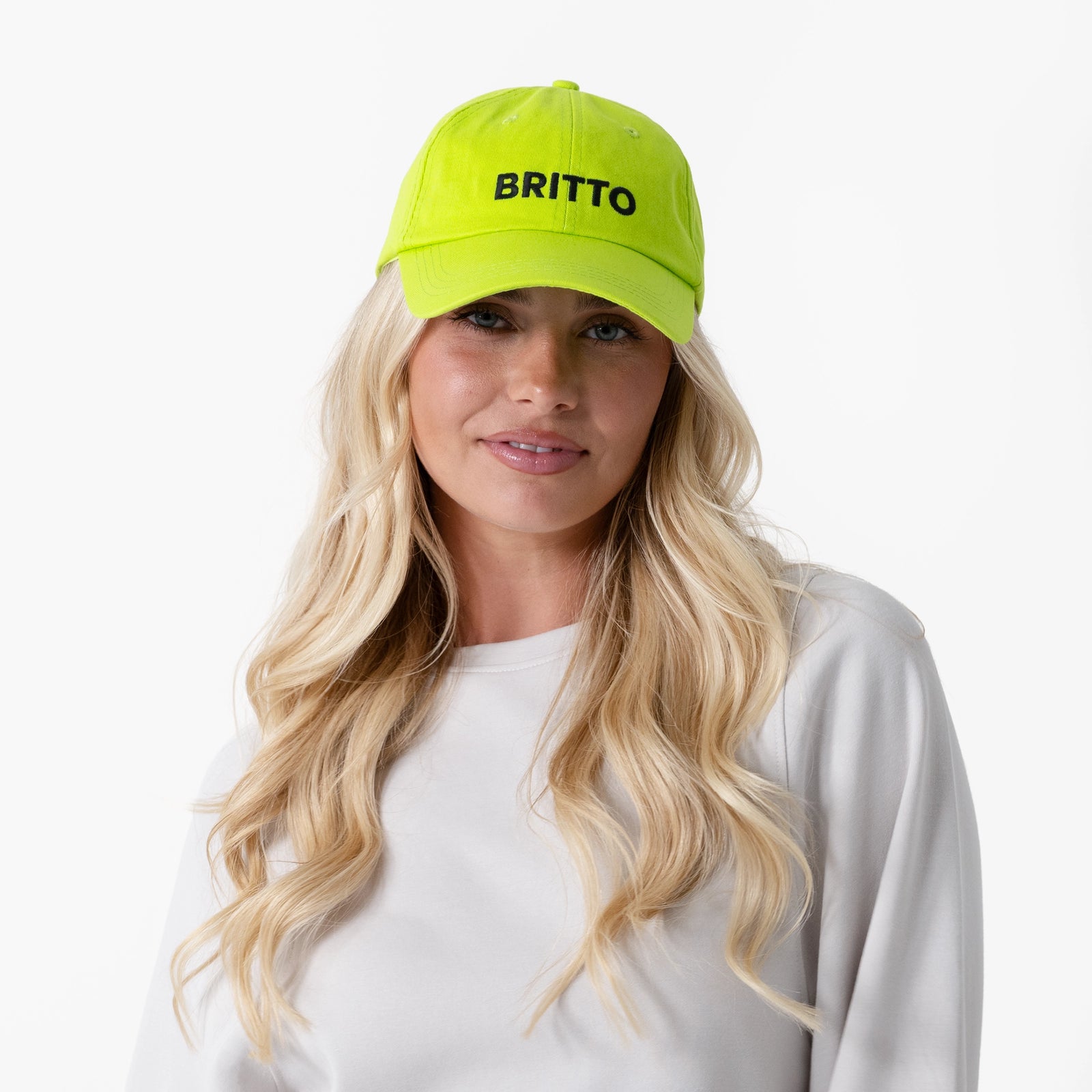Lime Green with Heart Britto Hat