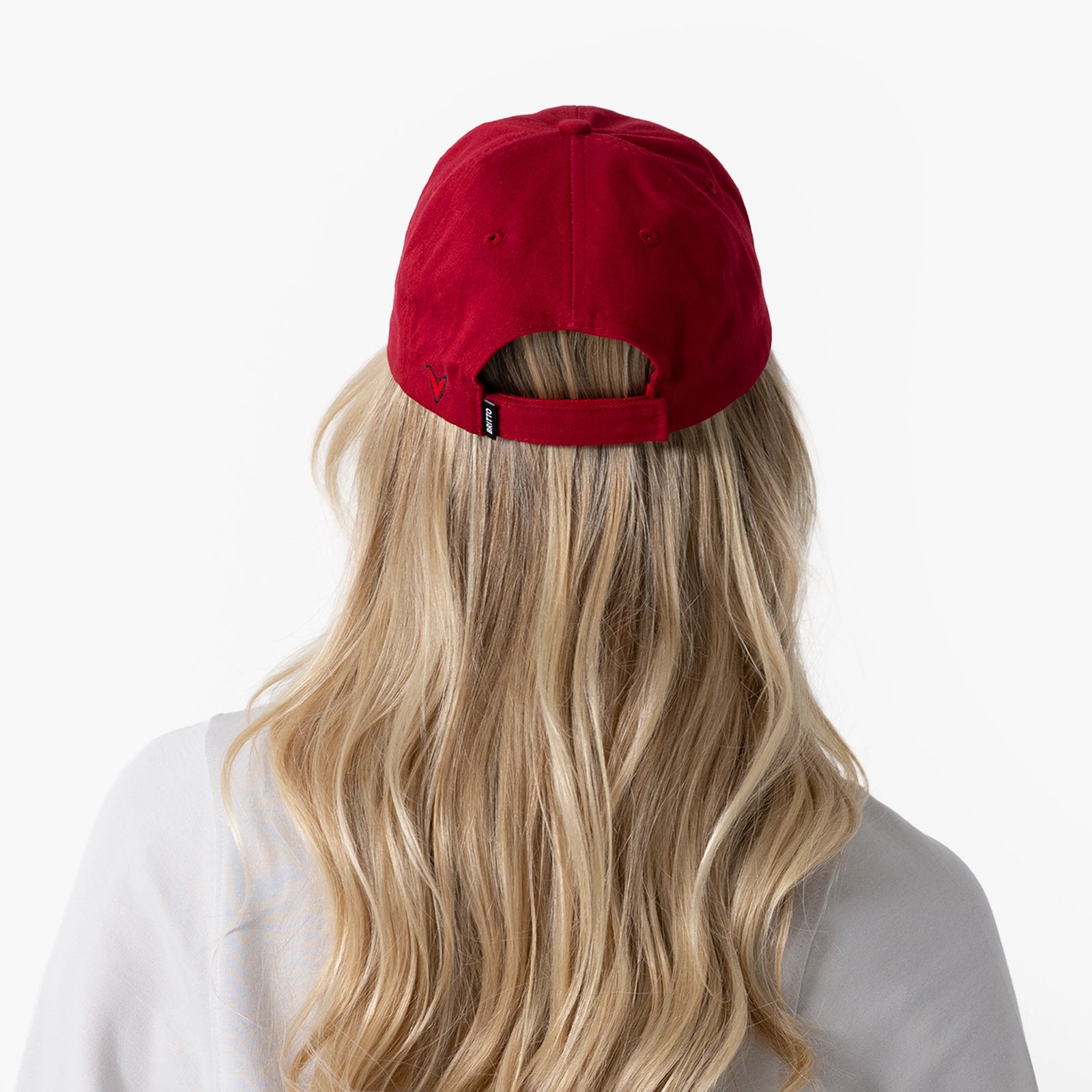 Burgundy with Heart Britto Hat