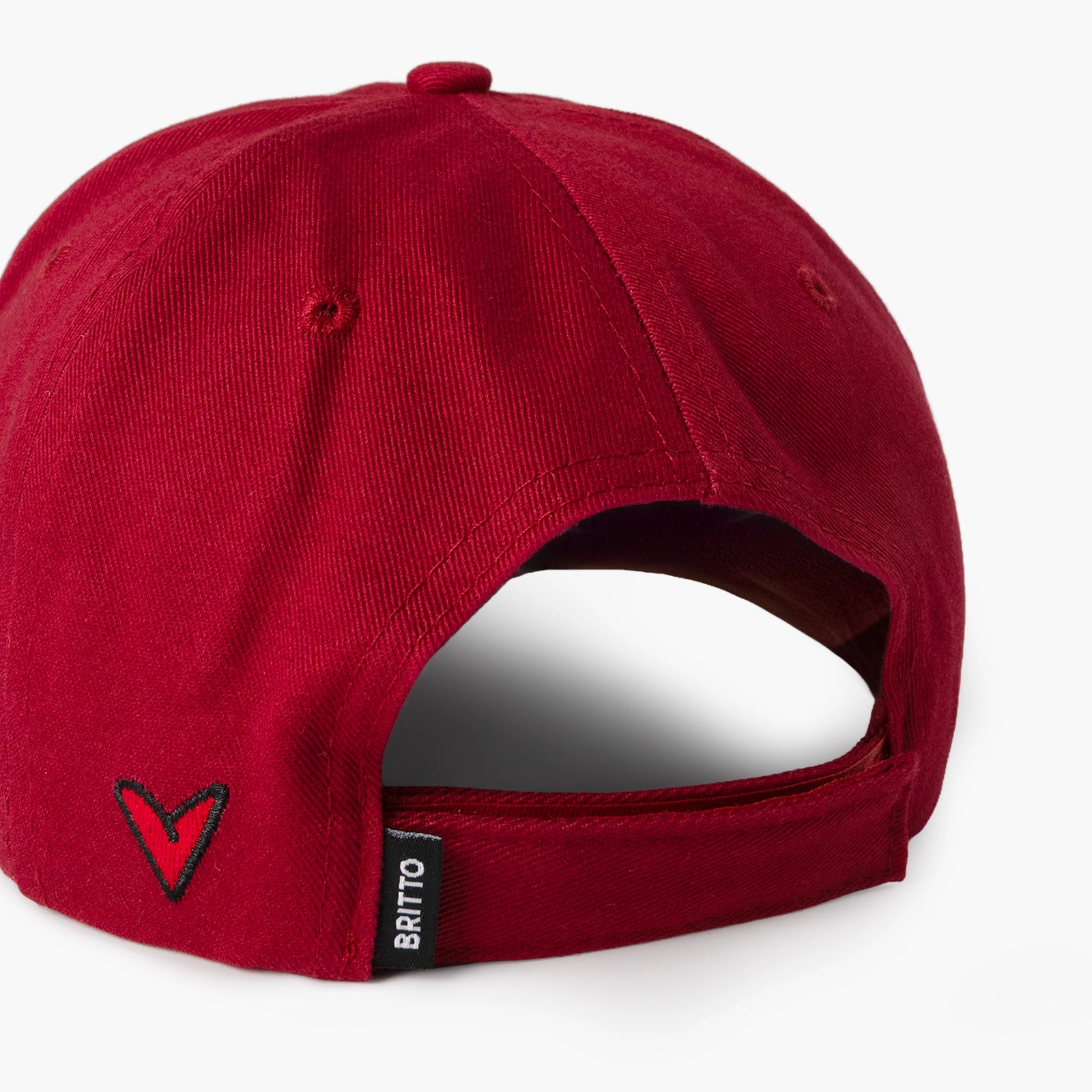 Burgundy with Heart Britto Hat