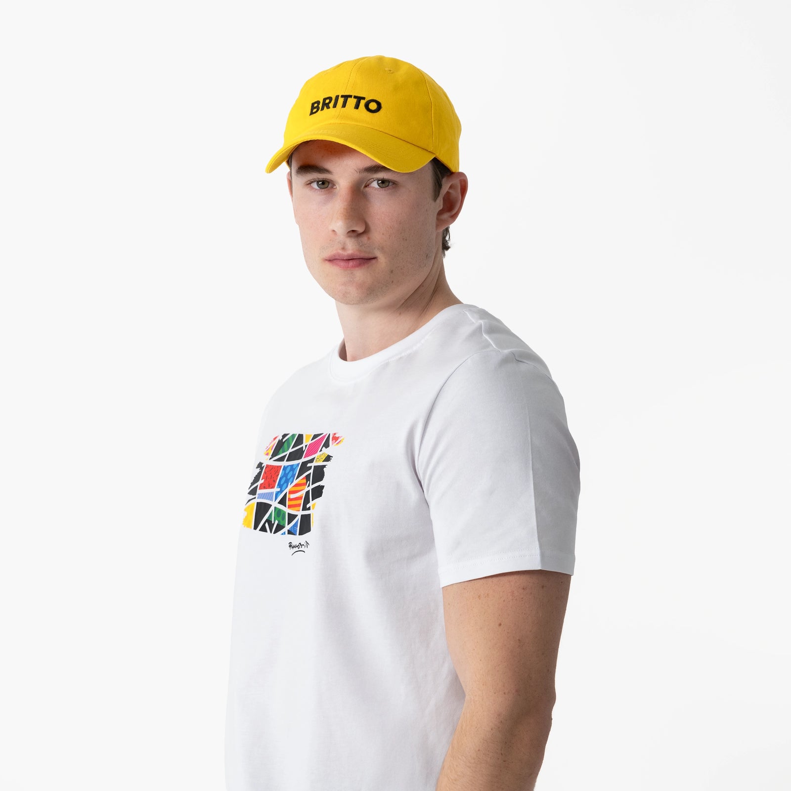 Yellow with Heart Britto Hat