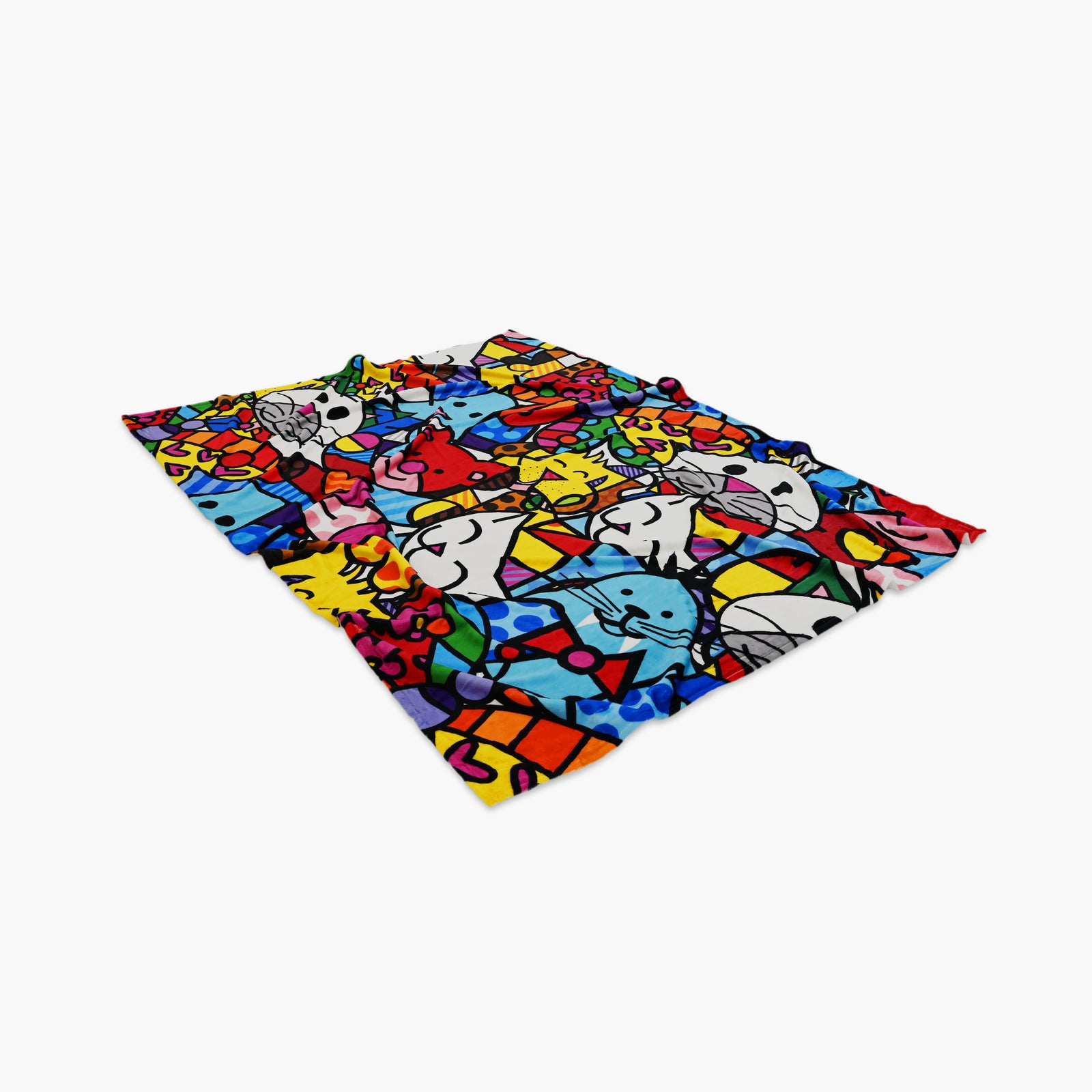britto blanket best friends colorful decorative collectible gift idea