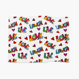 BRITTO® BLANKET - LIVE LOVE LAUGH