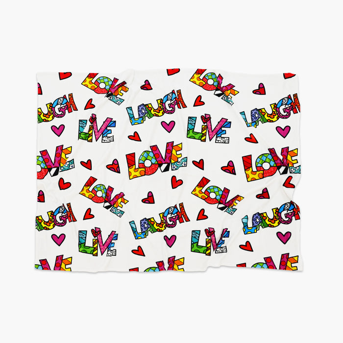 BRITTO® BLANKET - LIVE LOVE LAUGH