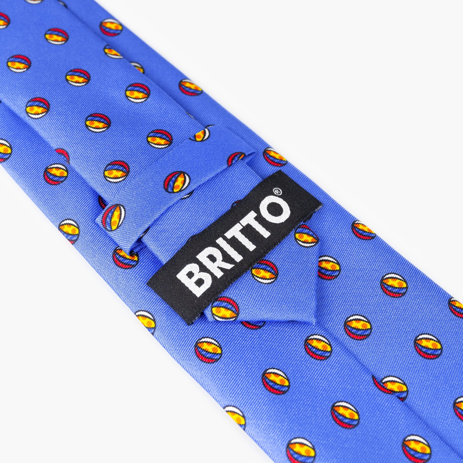 Blue Beach Ball Britto Neck Tie