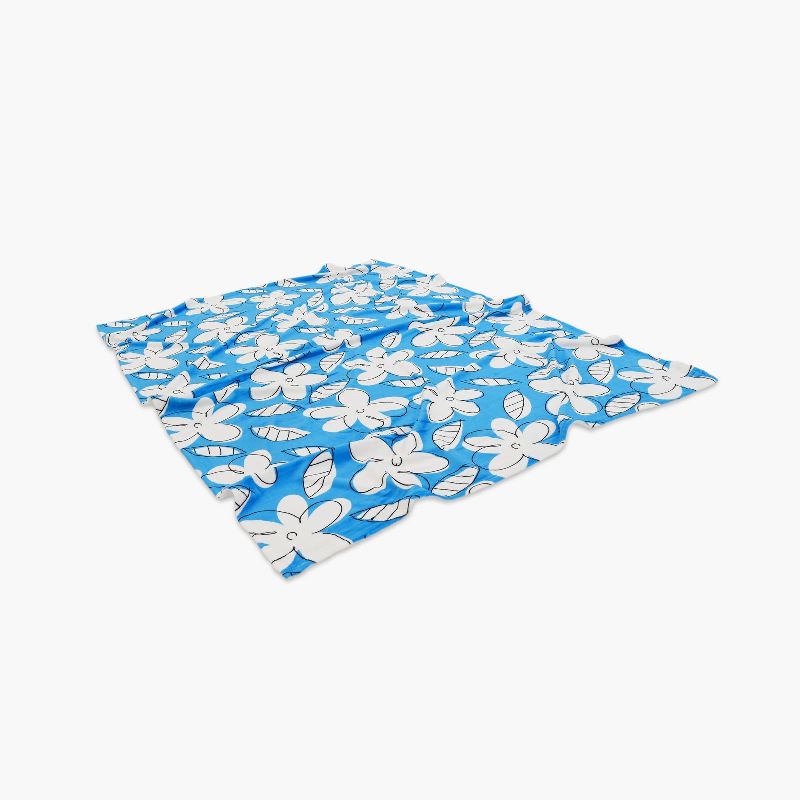 Blue Flowers Britto Blanket