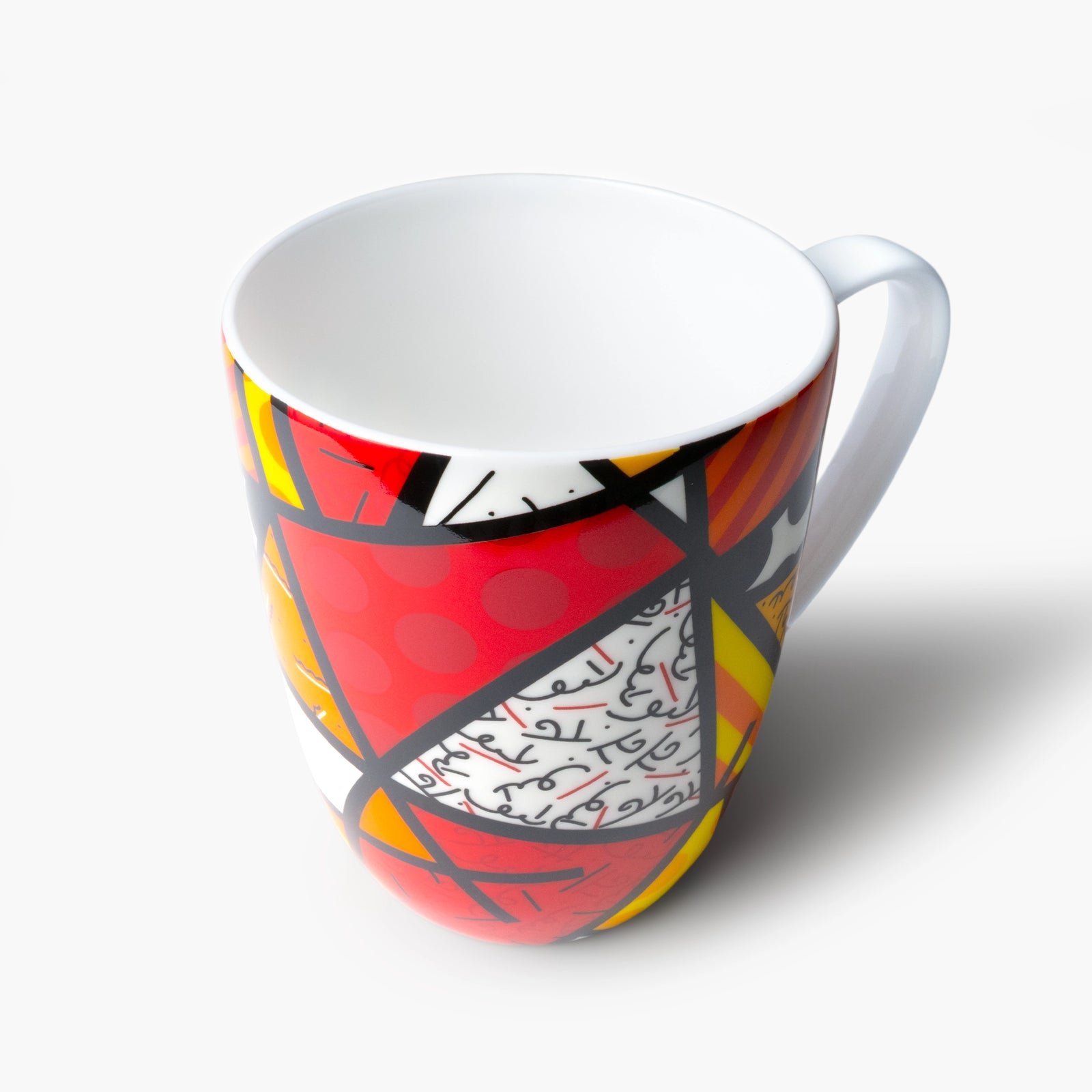 Red Landscape Britto Coffee Mug