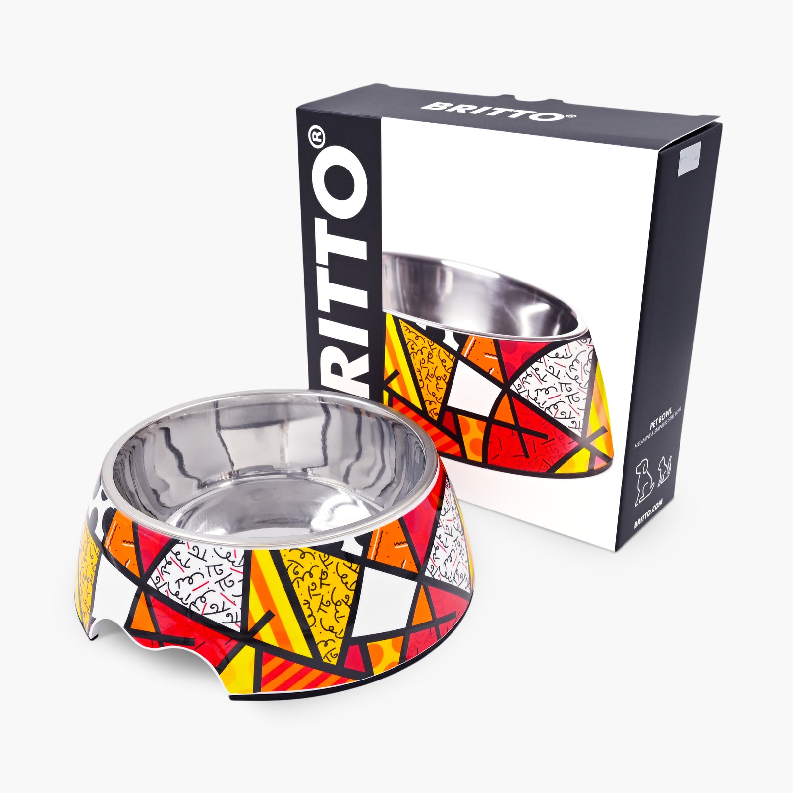 BRITTO® PET Bowl - Red Landscape