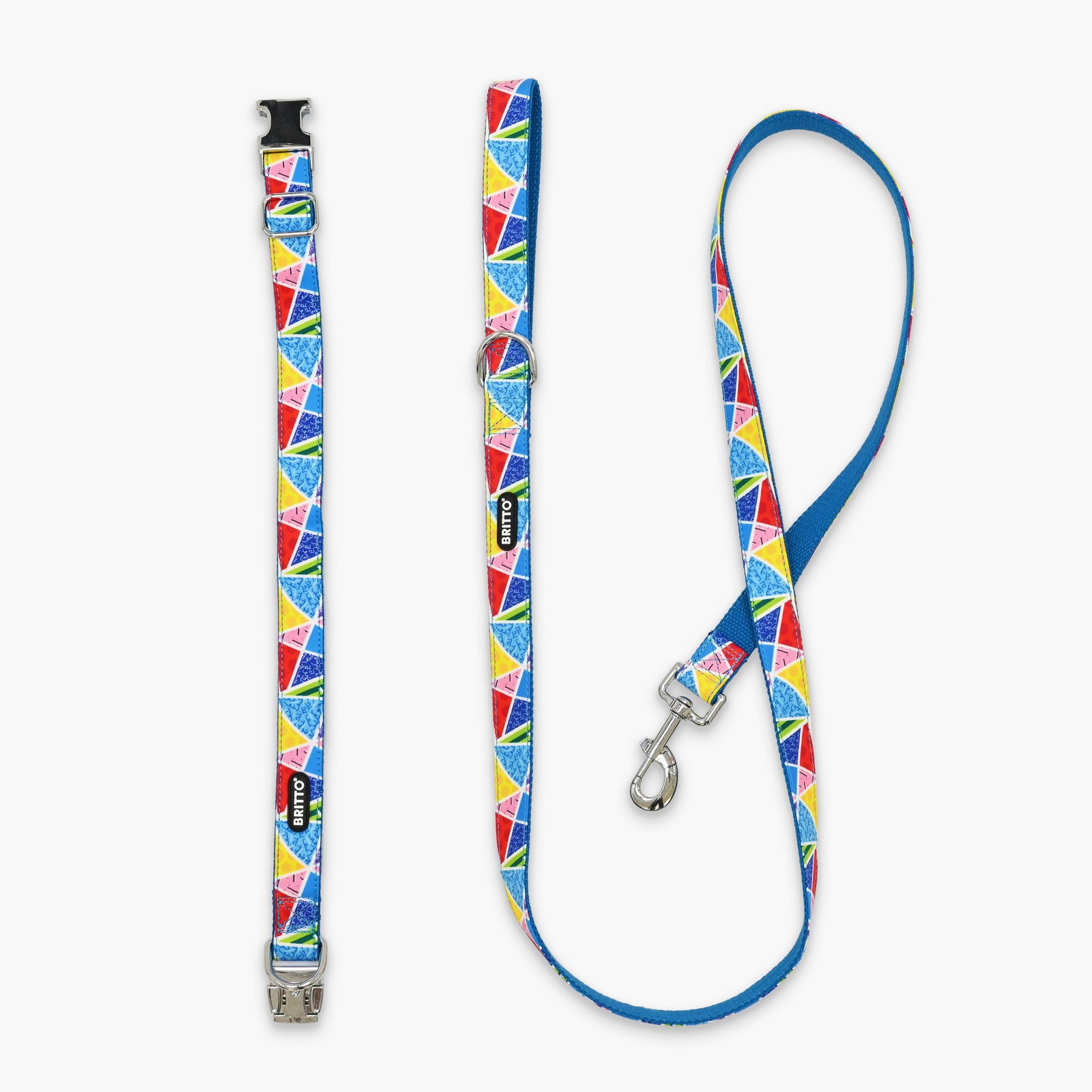 BRITTO® PET Collar and Leash - Blue Landscape