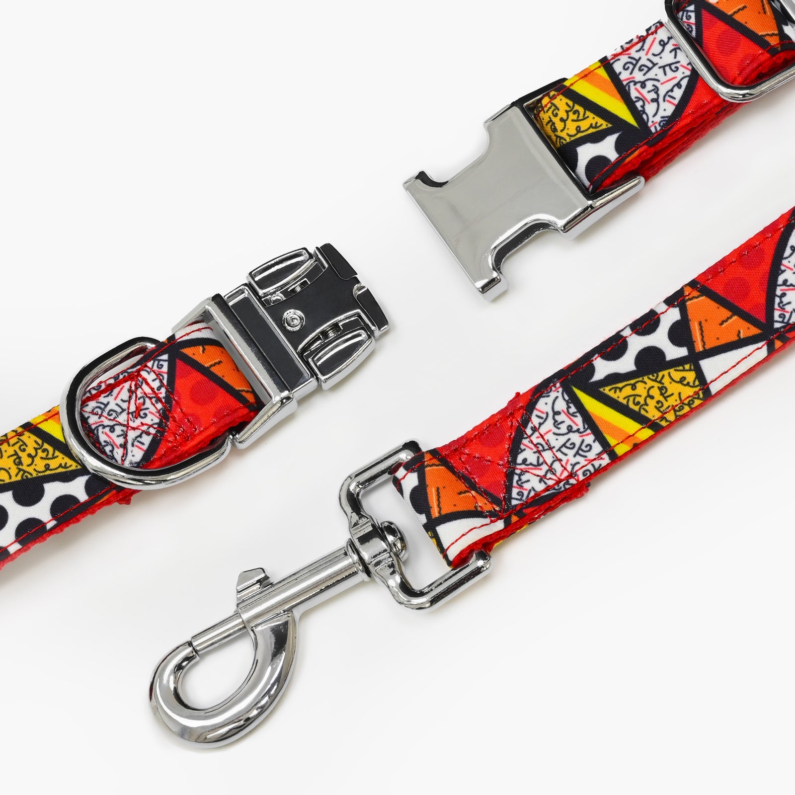 BRITTO® PET Collar and Leash - Red Landscape