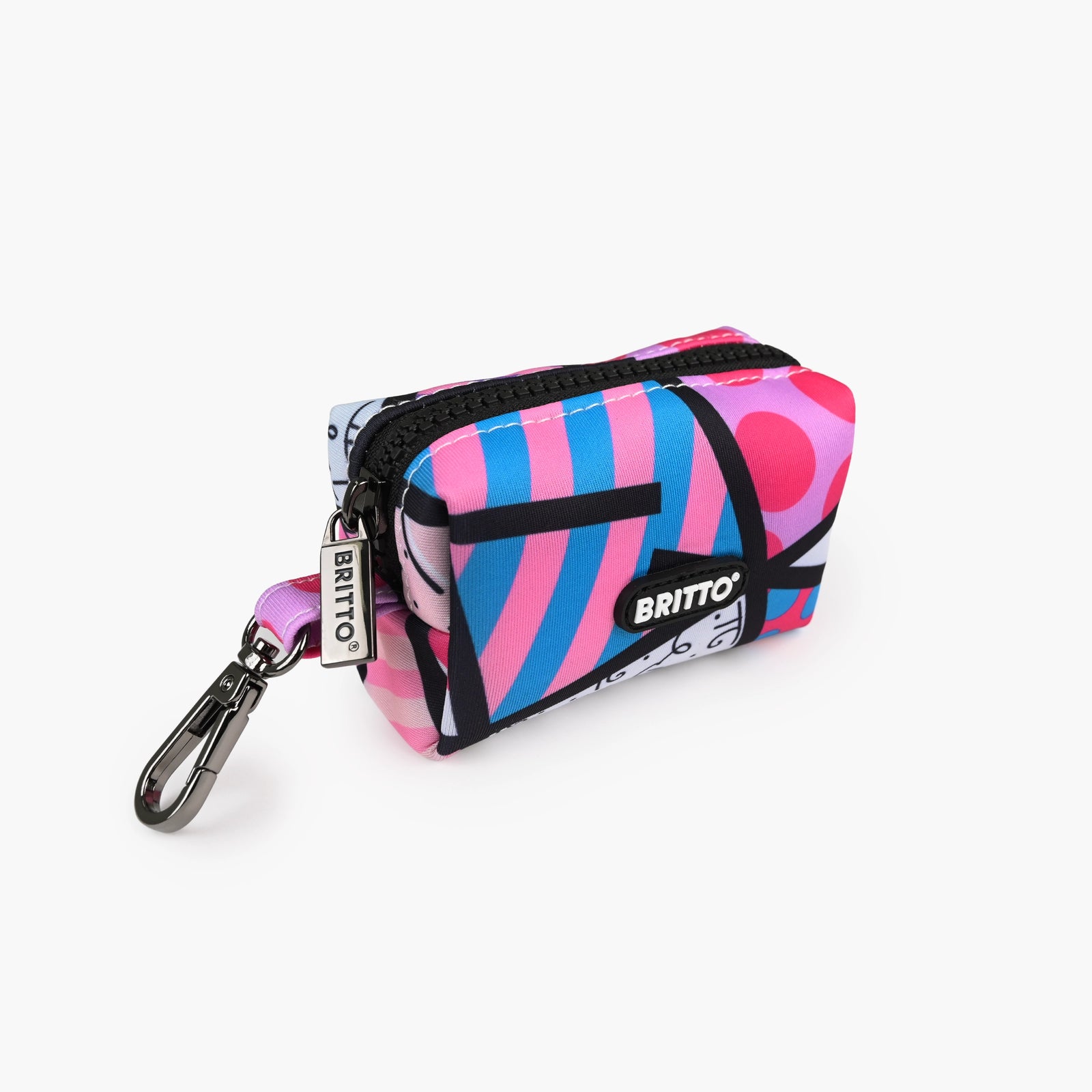 Romero Britto pink landscape britto pet bag colorful pop art design