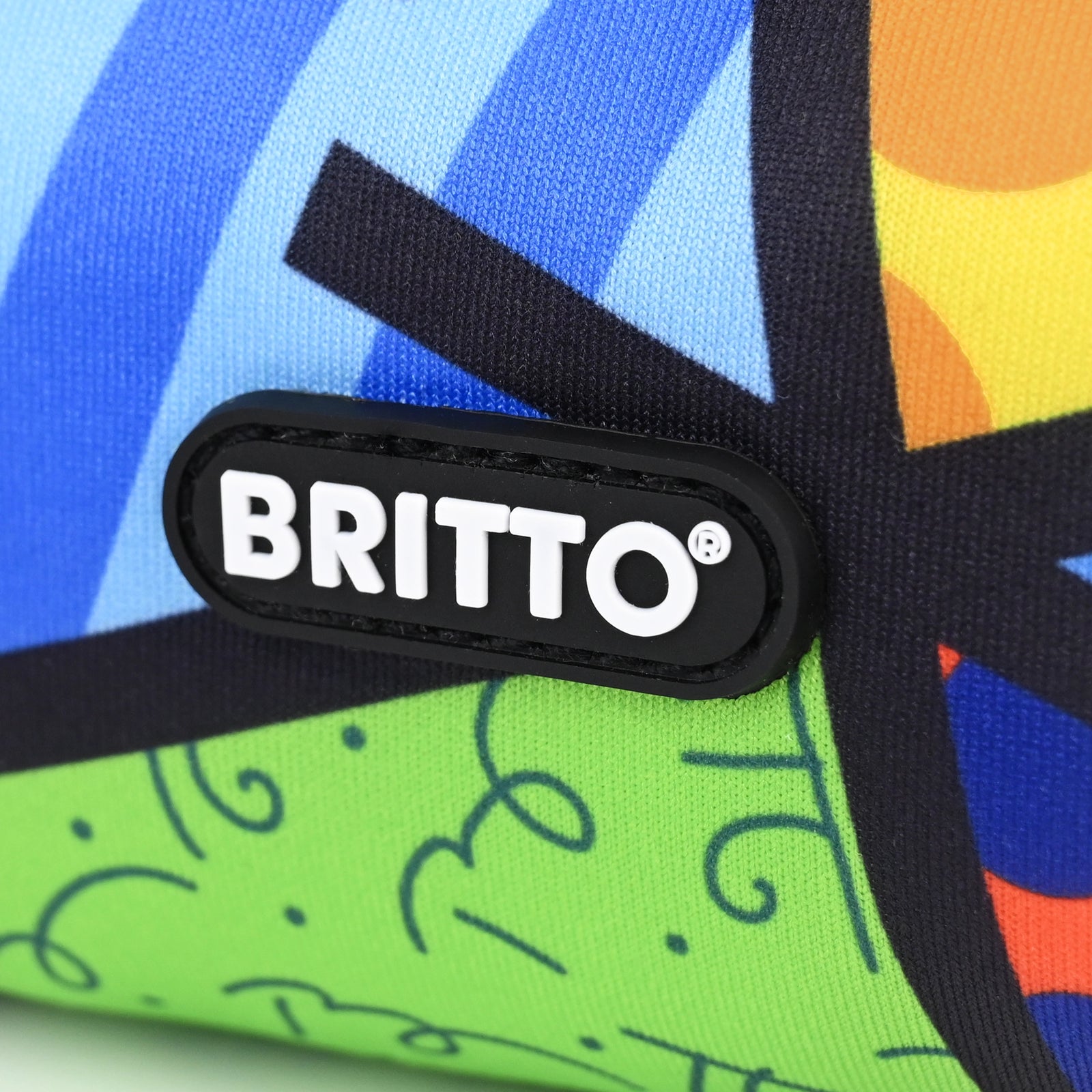 Romero Britto lime green landscape britto pet colorful pop art design