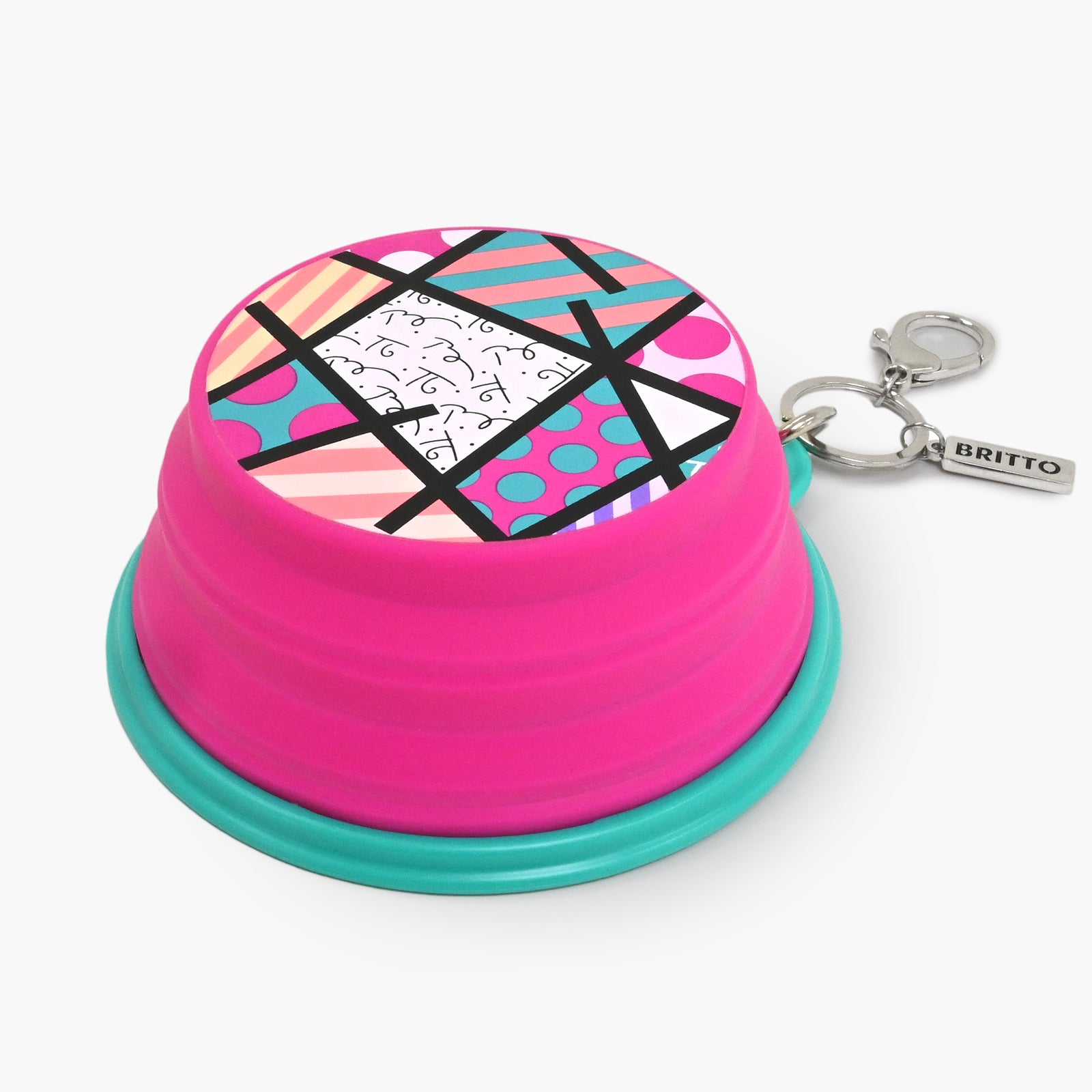 BRITTO® PET Travel Bowl - PINK LANDSCAPE
