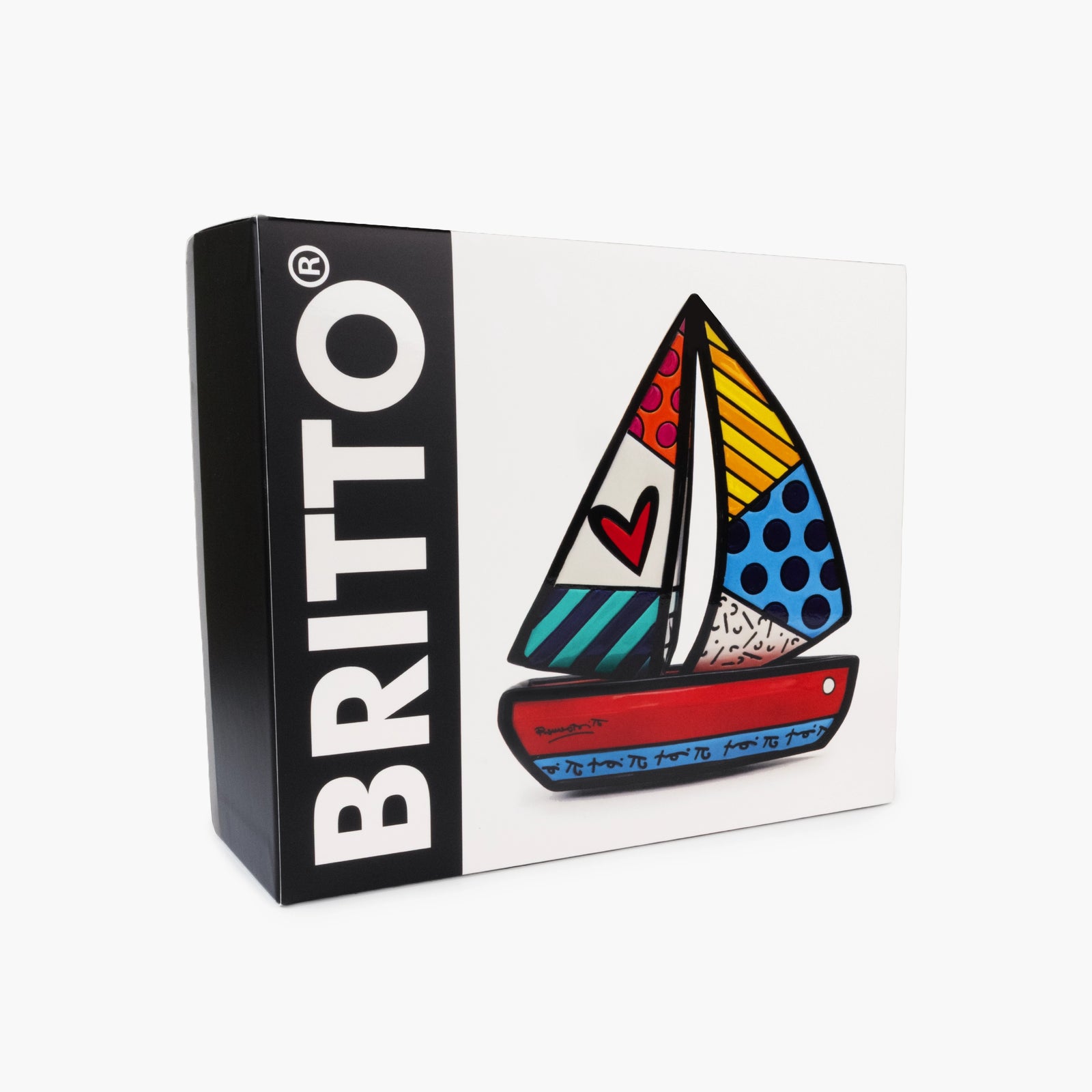 Sailboat - Britto Collectible Figurine