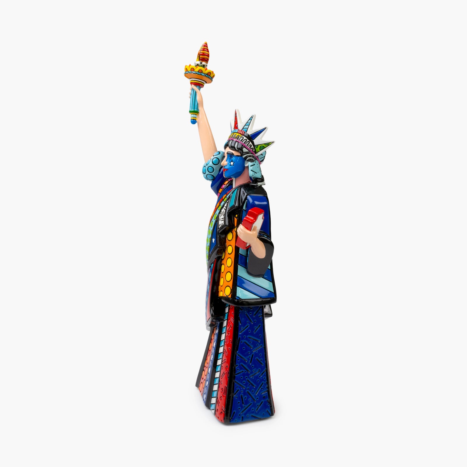 modern pop art statue of liberty britto collectible vibrant home decor