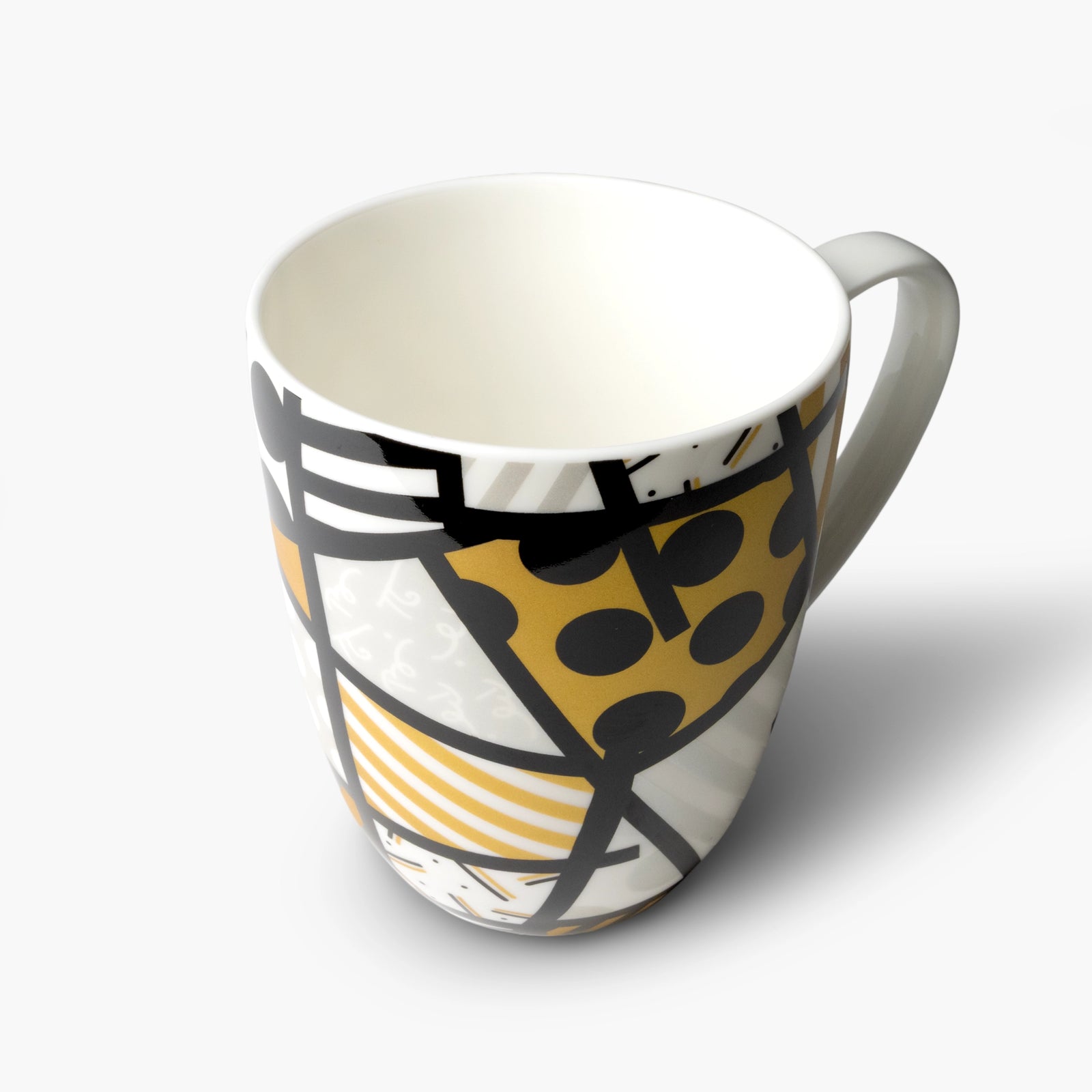 Black & Gold Landscape Britto Coffee Mug