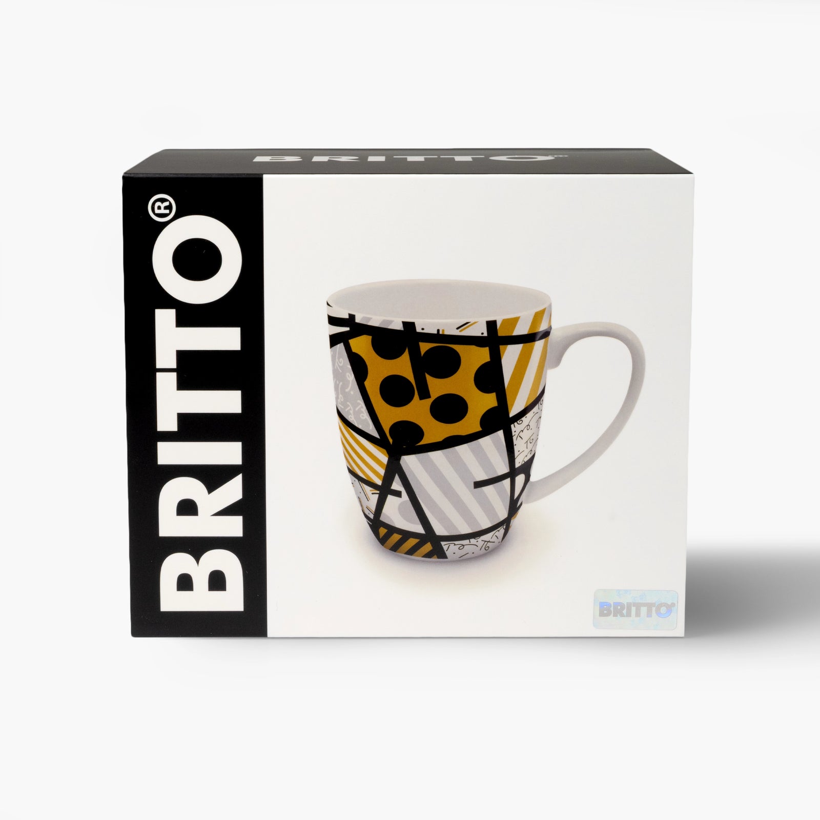 Black & Gold Landscape Britto Coffee Mug