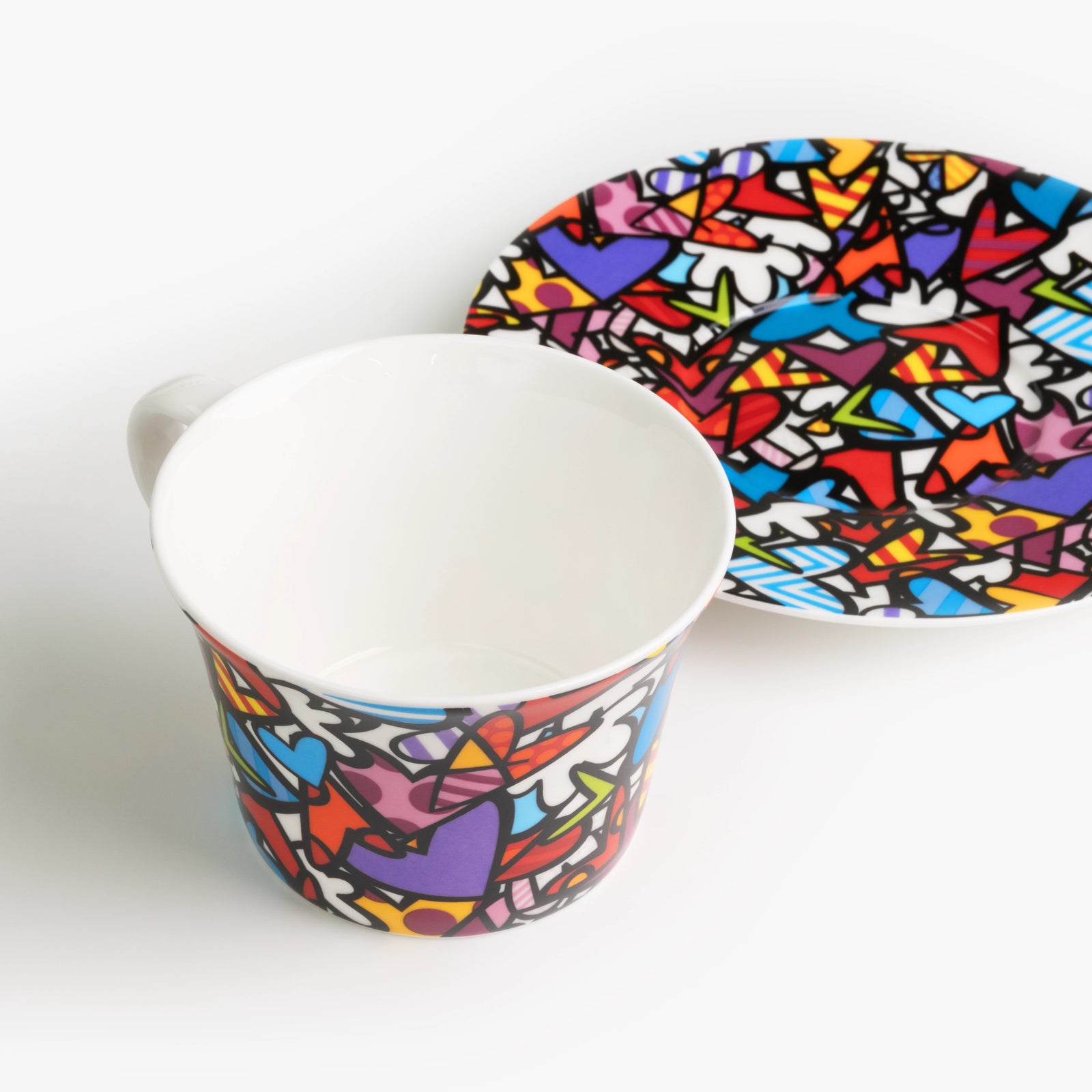 Alive - Britto Tea Cup & Saucer Plate