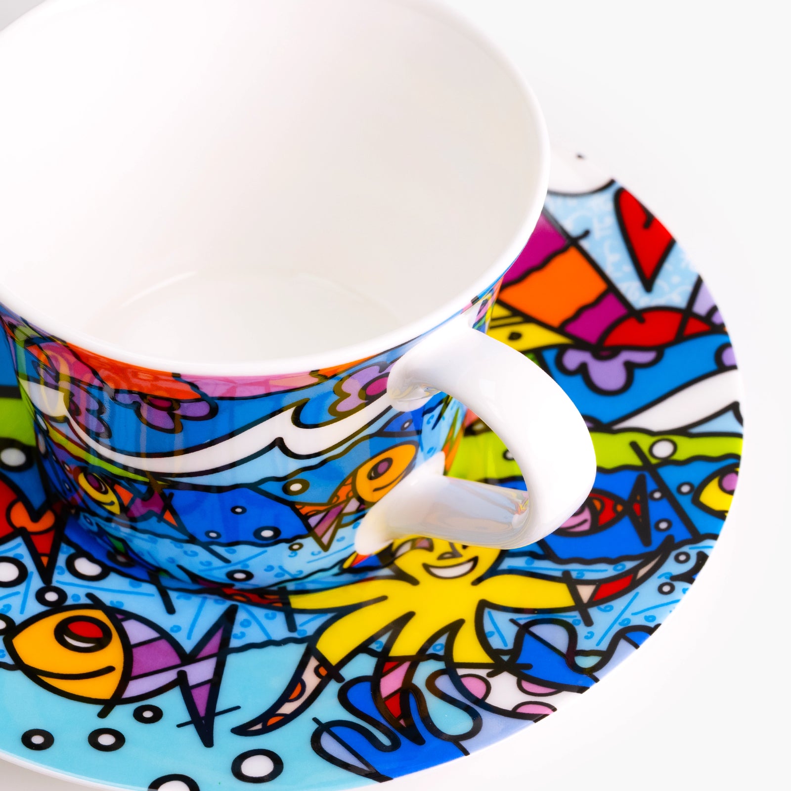 H2O - Britto Teacup and Saucer