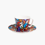 Alive - Britto Espresso Coffee Cup & Saucer Plate