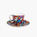 Alive - Britto Espresso Coffee Cup & Saucer Plate