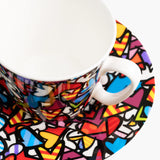 Alive - Britto Espresso Coffee Cup & Saucer Plate