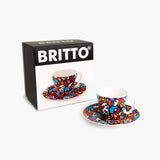 Alive - Britto Espresso Coffee Cup & Saucer Plate