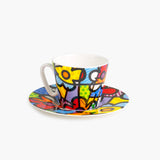 Botanical Garden - Britto Espresso Coffee Cup & Saucer Plate