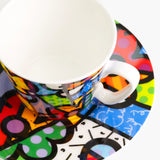 Botanical Garden - Britto Espresso Coffee Cup & Saucer Plate