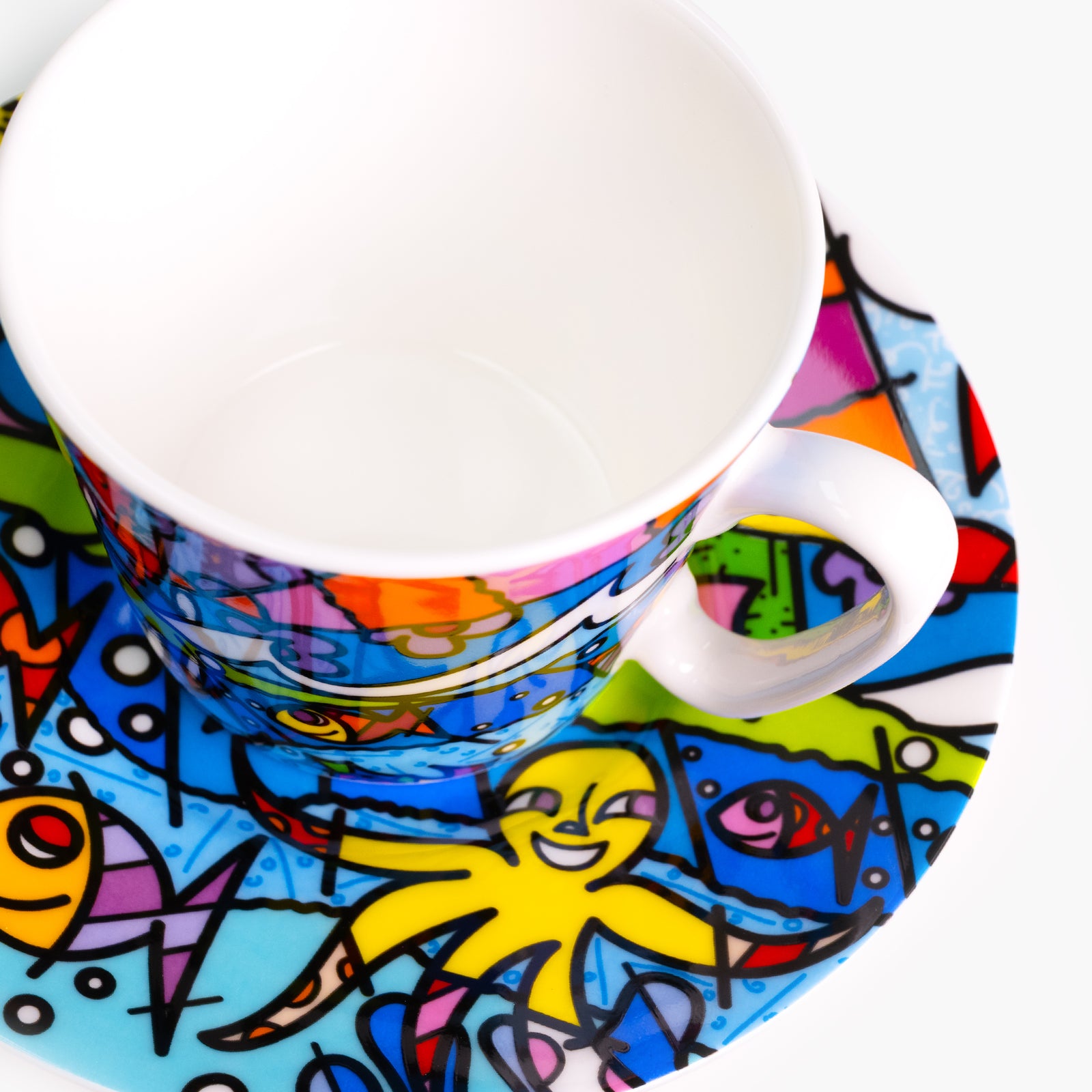 H2O - Britto Espresso Coffee Cup & Saucer Plate