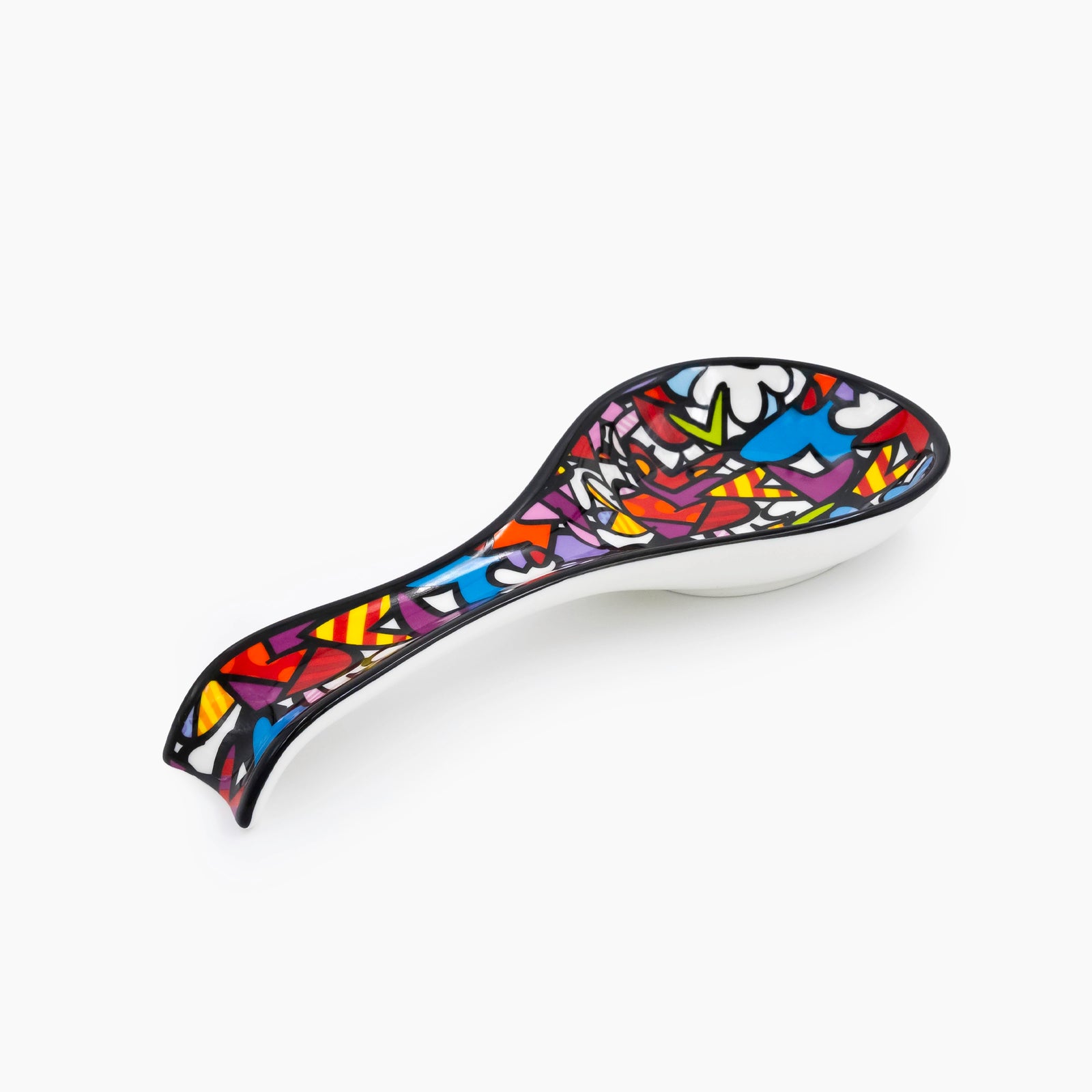 Romero Britto alive britto spoon rest colorful pop art design