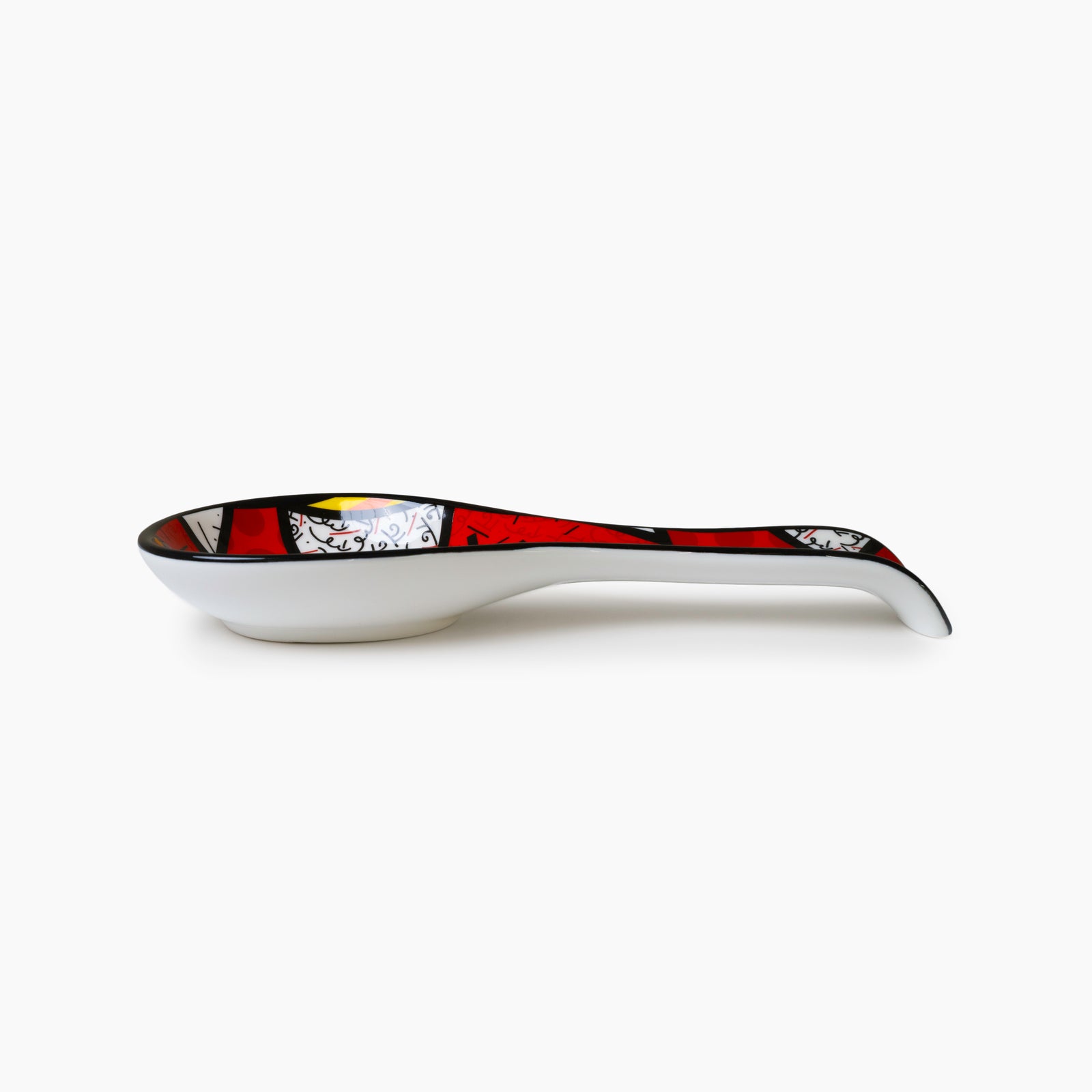 red landscape britto spoon rest colorful decorative collectible gift idea