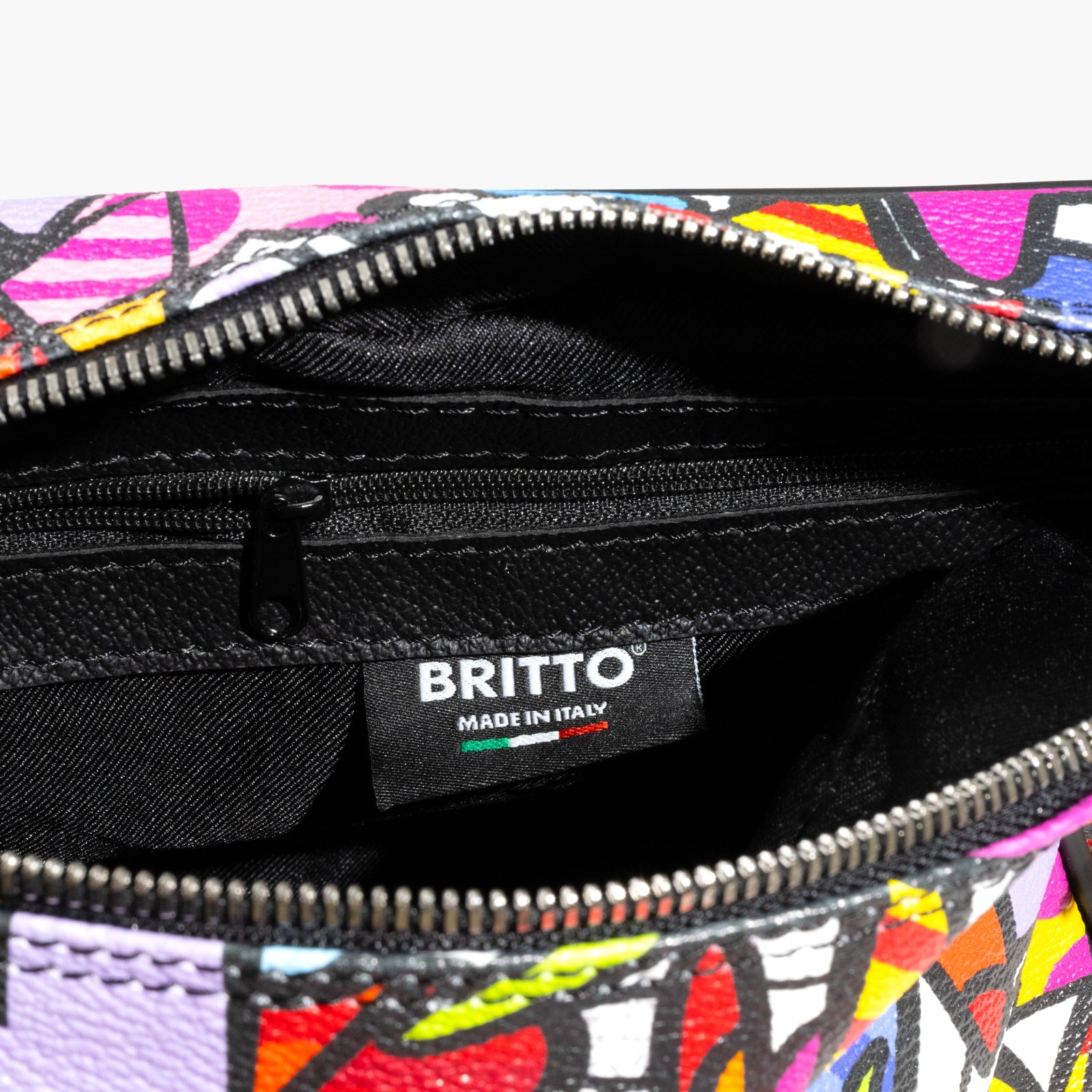 Romero Britto alive colorful hearts britto eco contemporary pop art piece