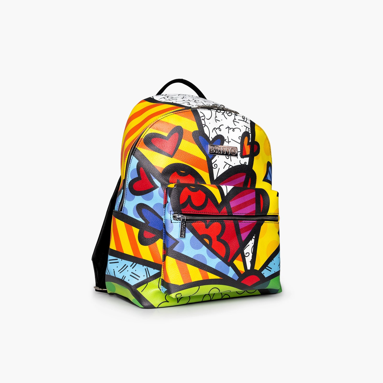 New Day Britto Eco Leather Large Backpack