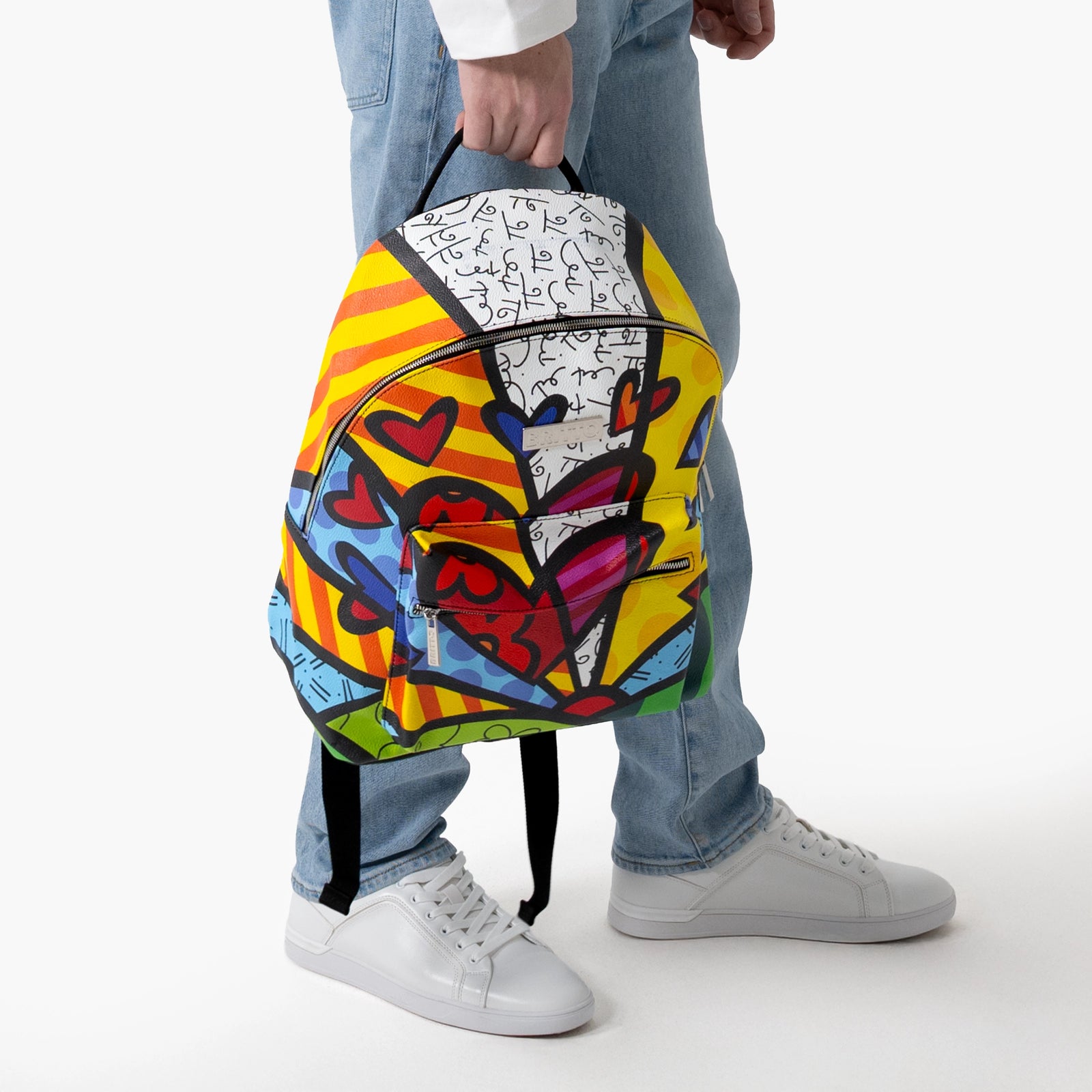 New Day Britto Eco Leather Large Backpack