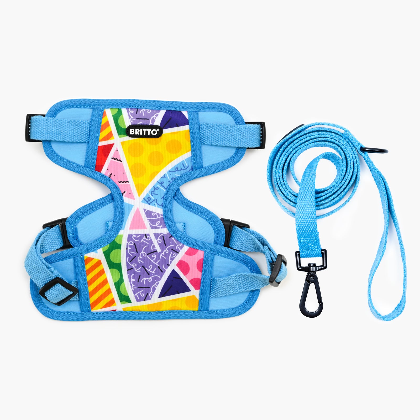 Blue Landscape Britto Pet Harness