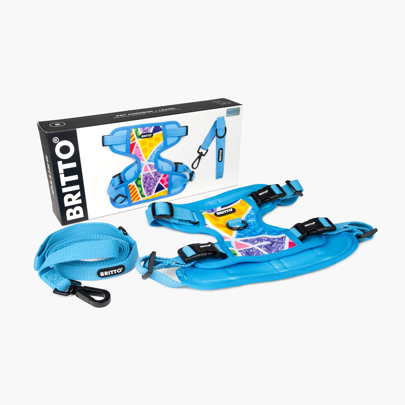 Blue Landscape Britto Pet Harness