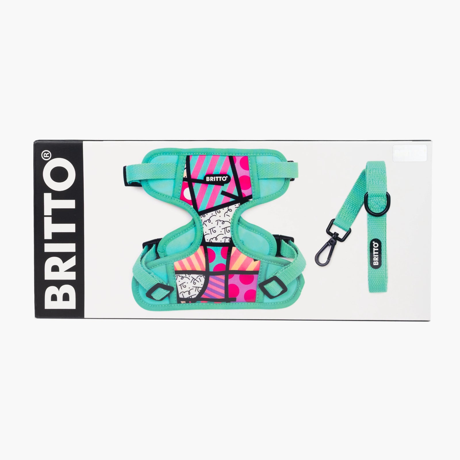 Pink Landscape Britto Pet Harness