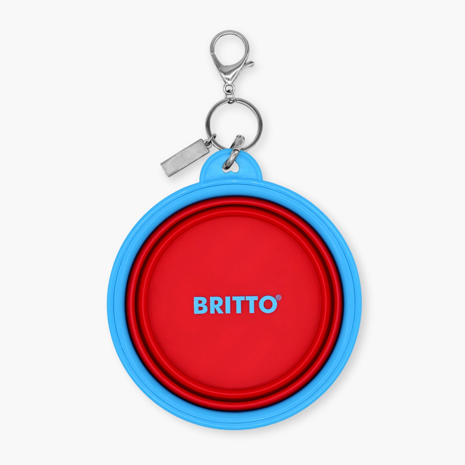 BRITTO® PET Travel Bowl - BONE (BLUE)
