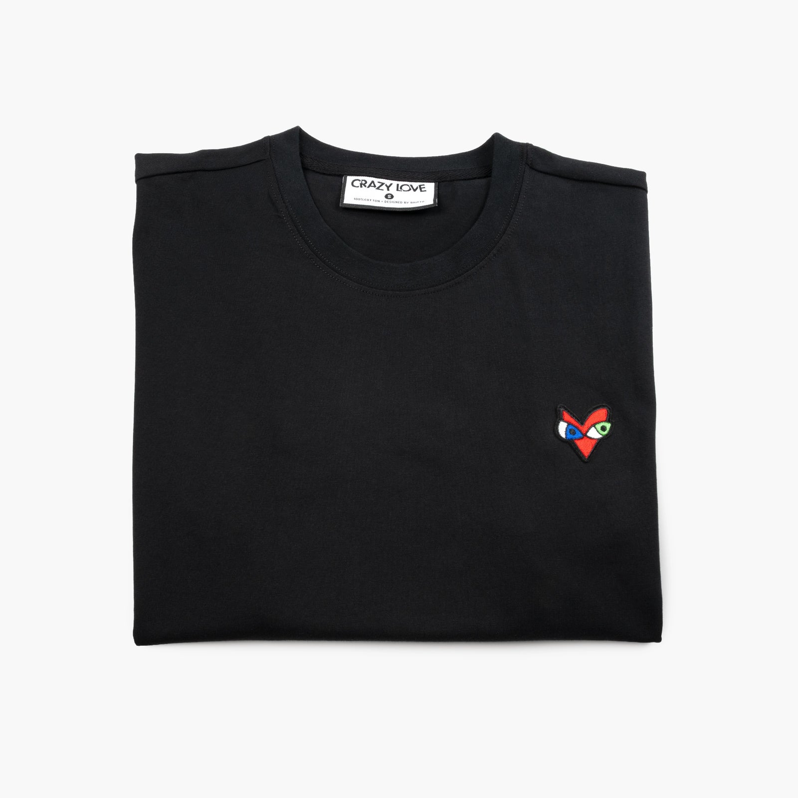 Crazy Love Black T-Shirt for Women