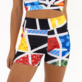 BRITTO® YOGA SHORTS  - MIDNIGHT - Women