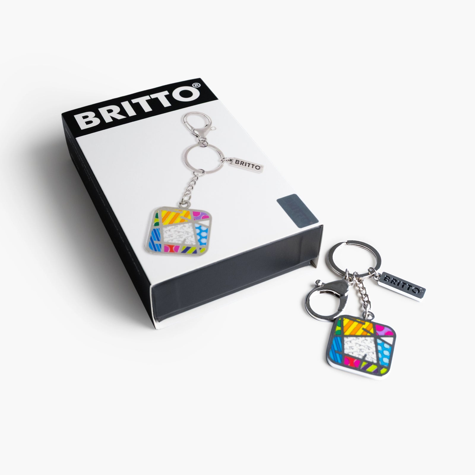 Colorful Landscape Britto Keychain