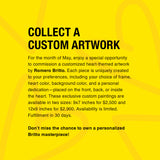 HEARTBEAT COMMISSIONED ARTWORK - Original Painting (12in x 9in)