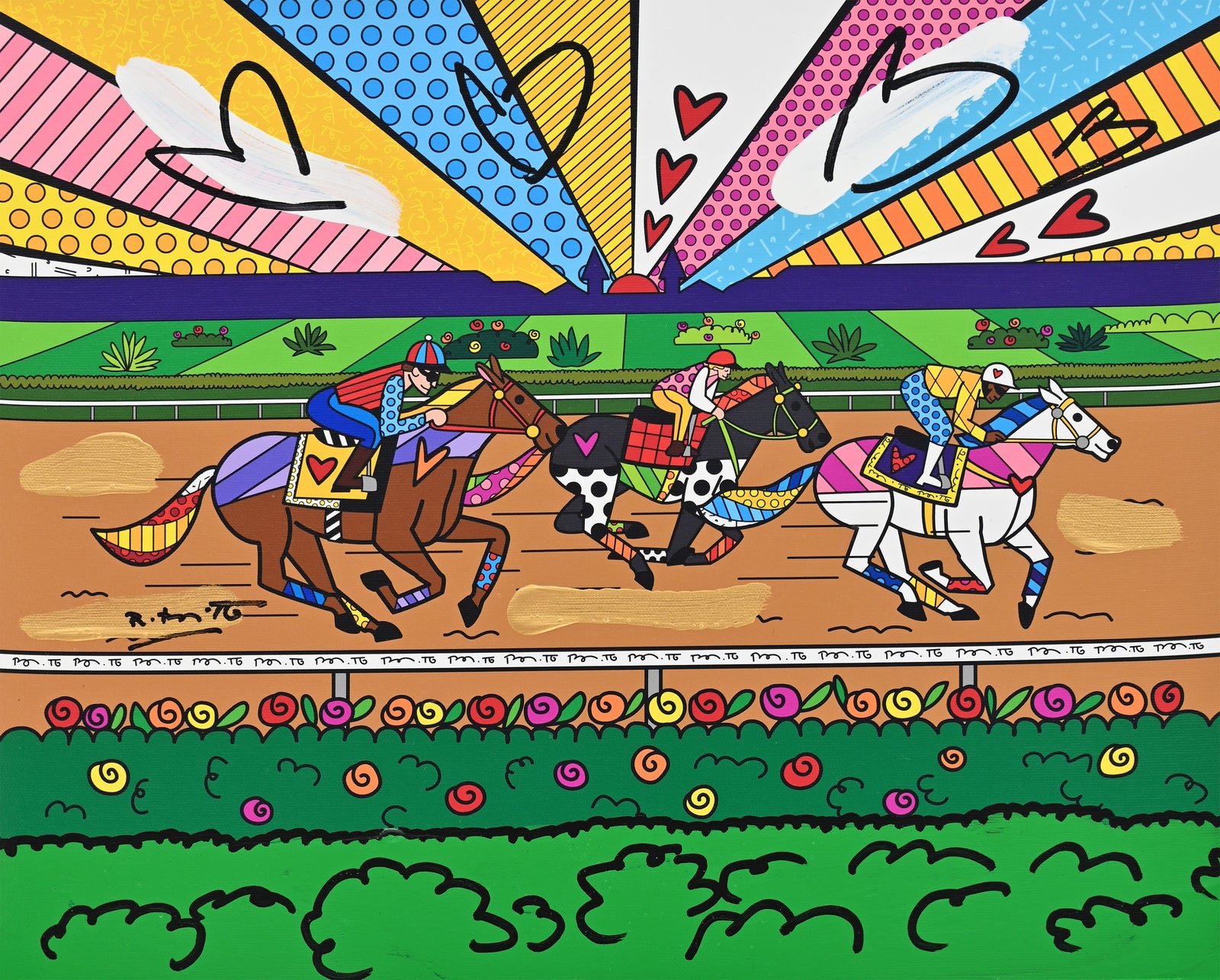 Kentucky Derby - Mixed Media Original