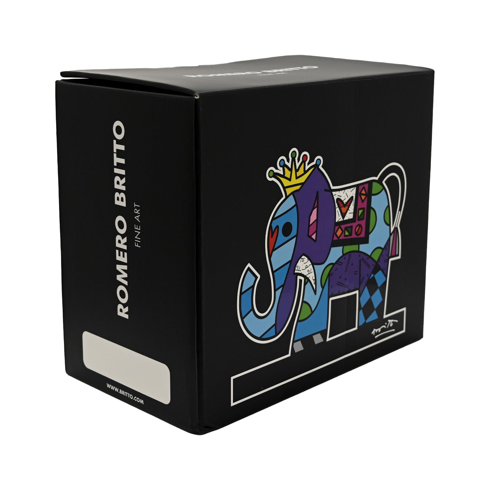 modern pop art elephant black base limited edition vibrant home decor
