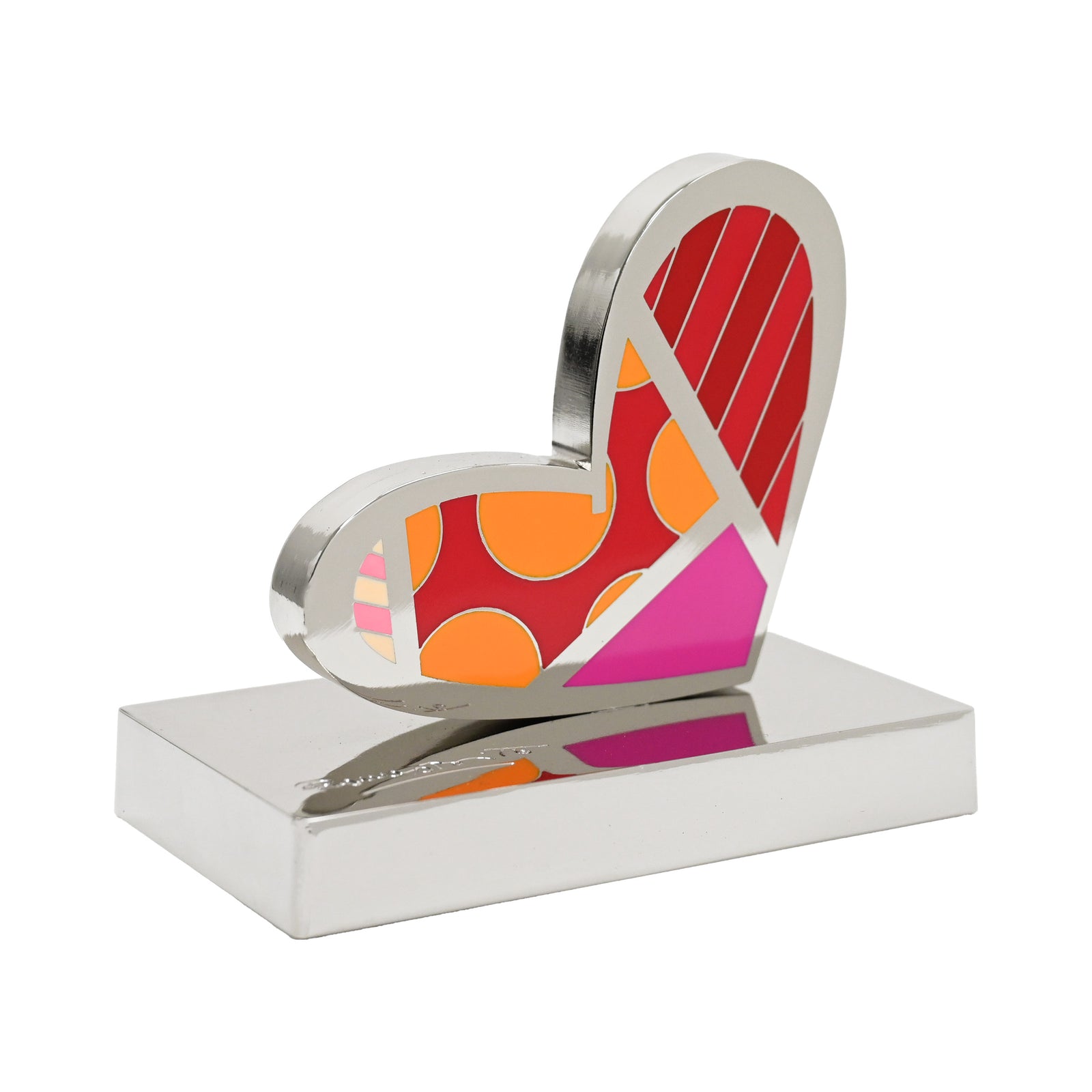 Heart Britto Metal Figurine
