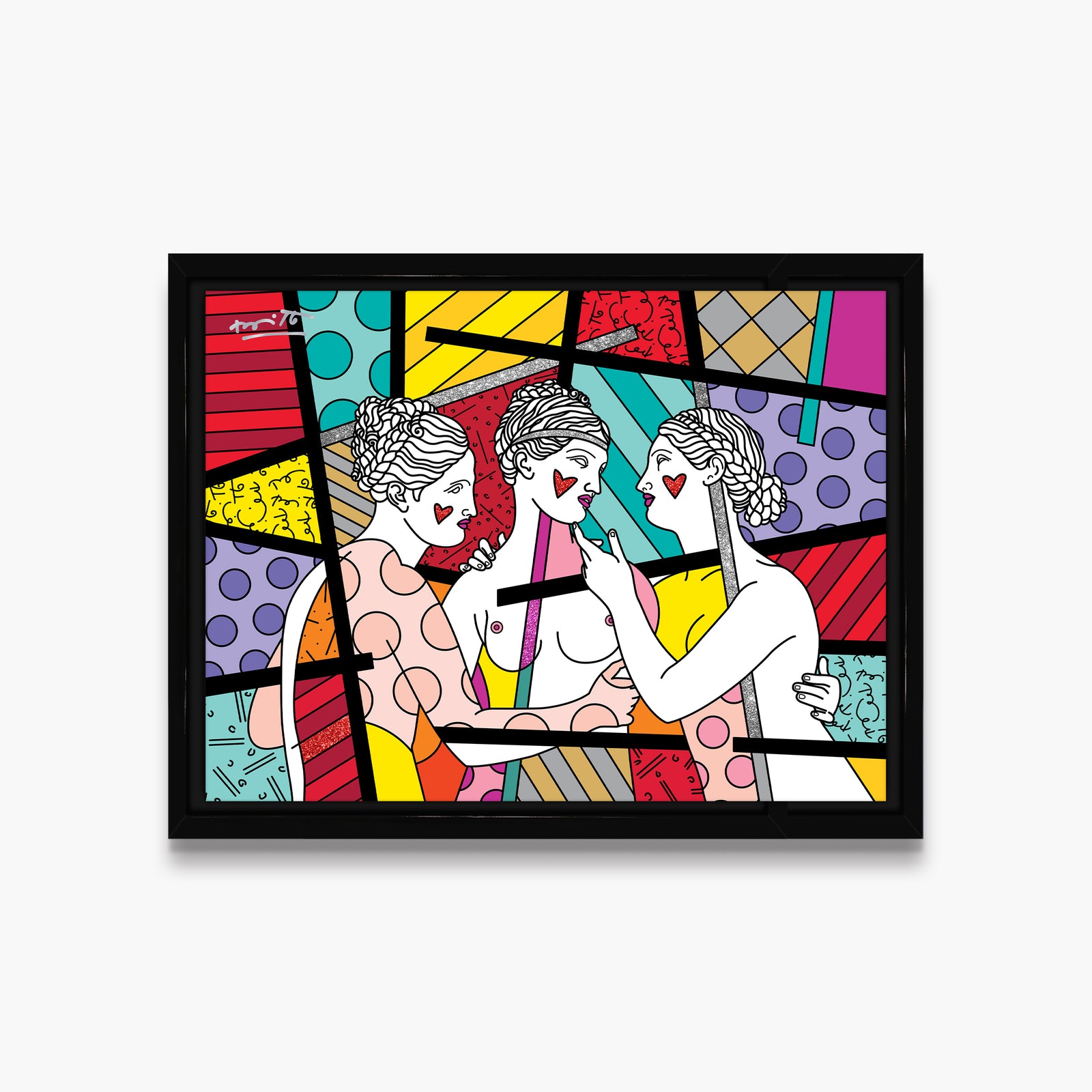 the three graces limited edition colorful decorative collectible gift idea