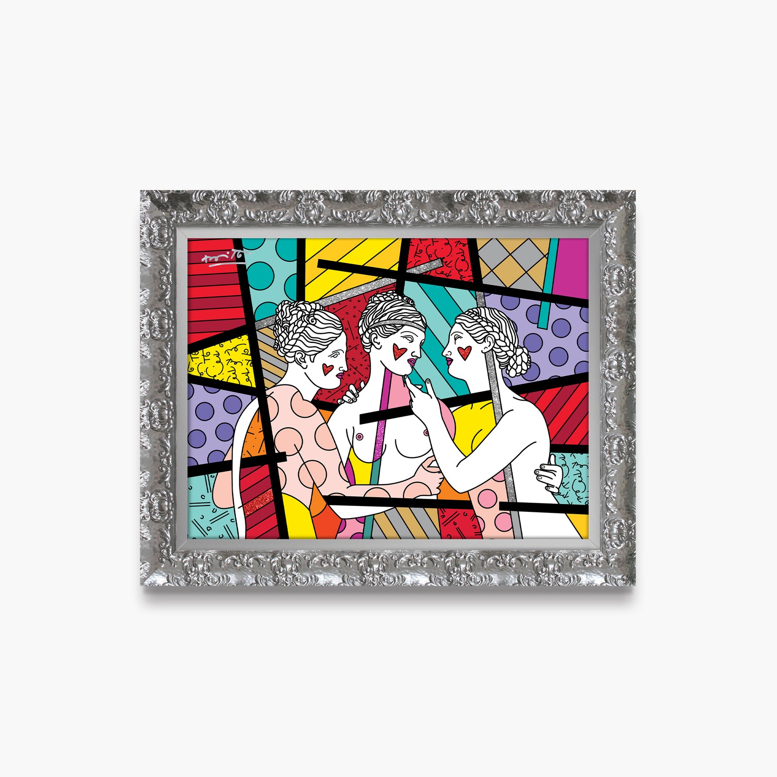 the three graces limited edition colorful decorative collectible gift idea
