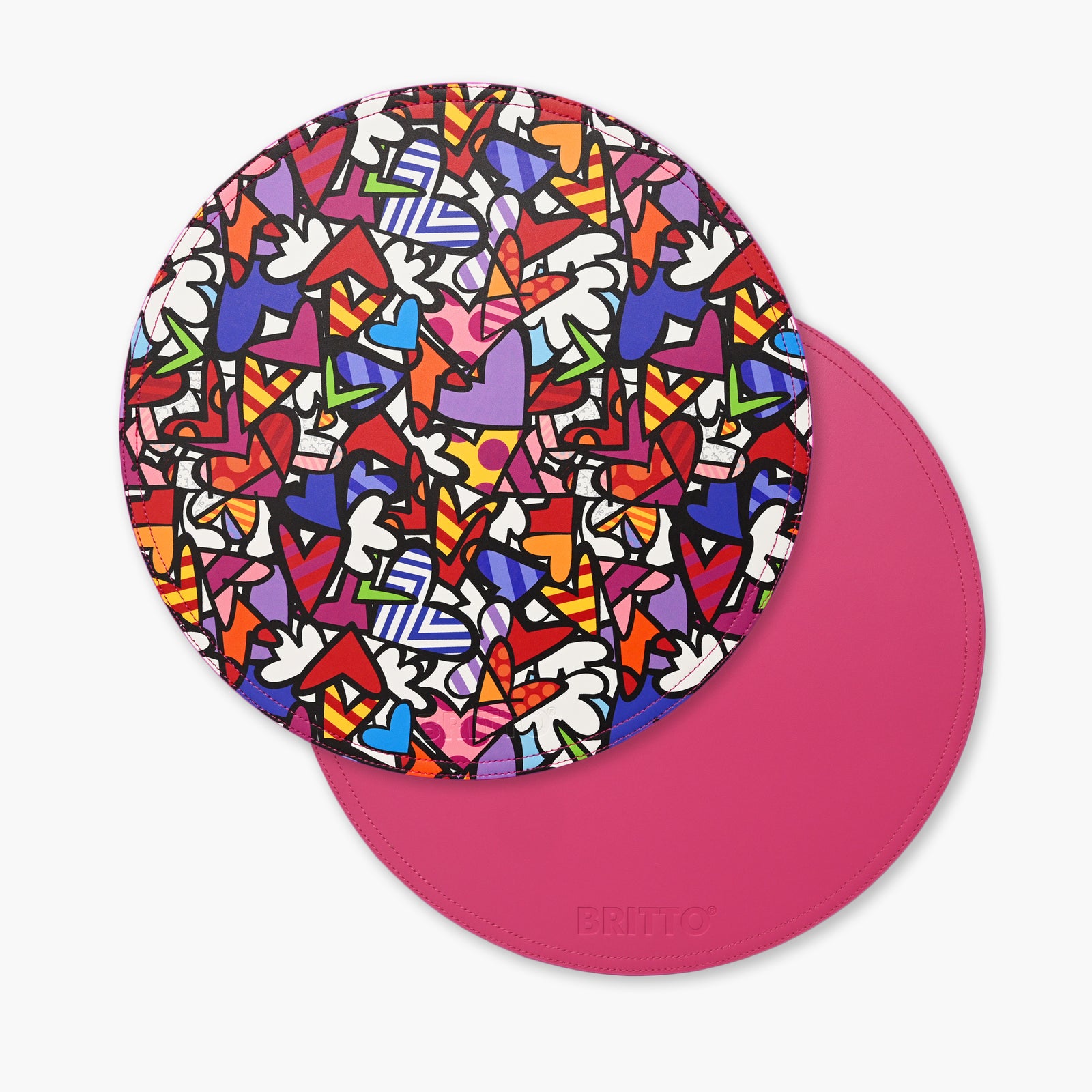Romero Britto alive britto placemats colorful pop art design
