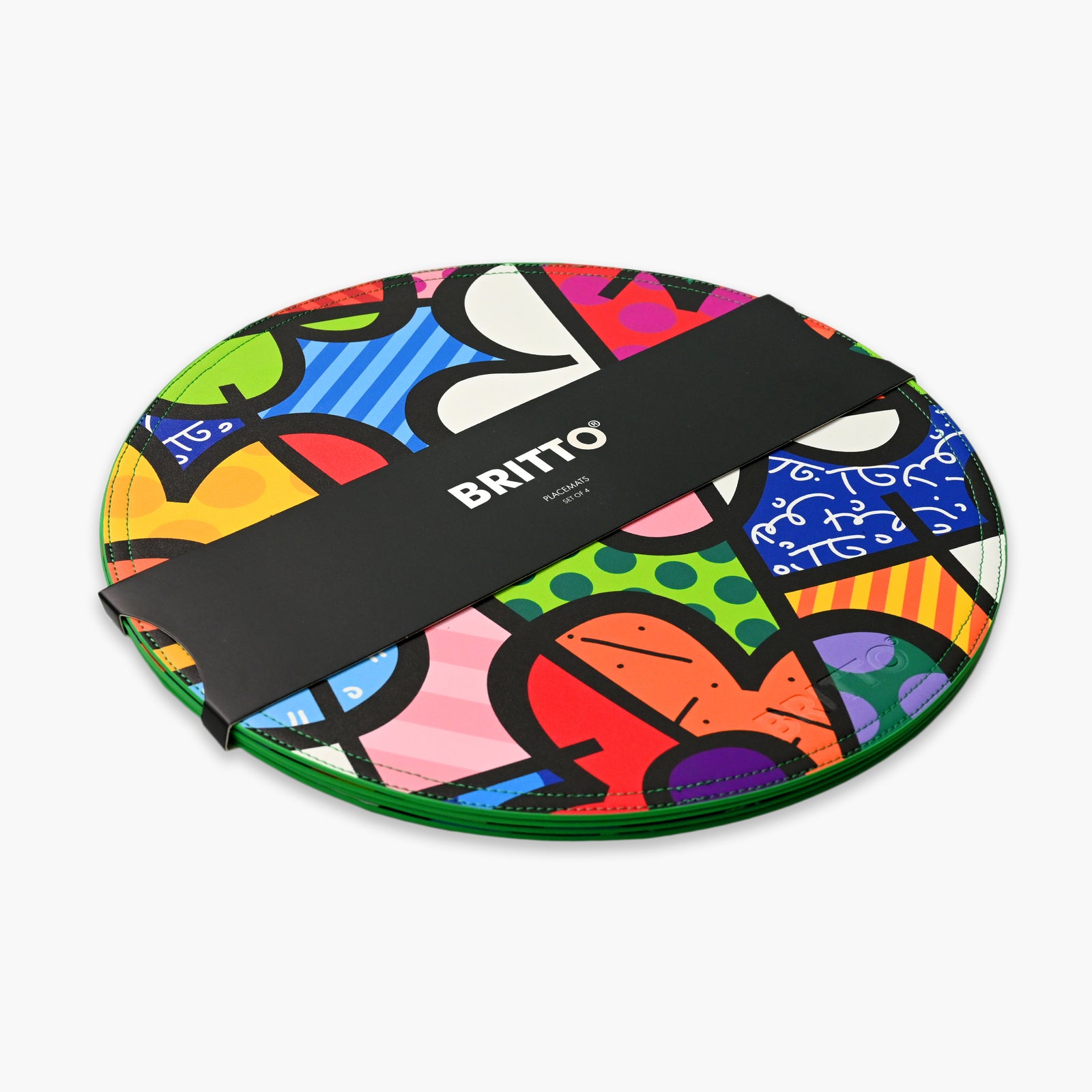modern pop art botanical garden britto placemats vibrant home decor